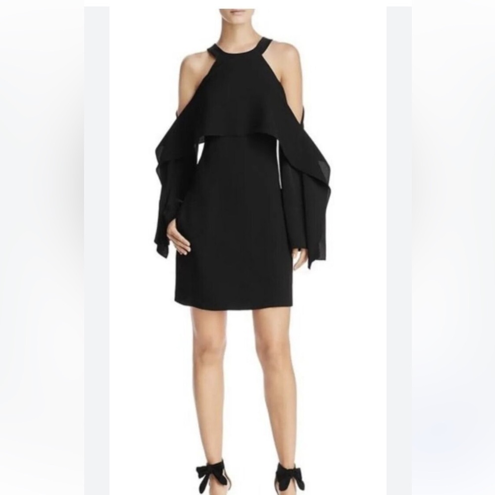 NWT BCBGMAXAZARIA Trystan Cold Shoulder Dress